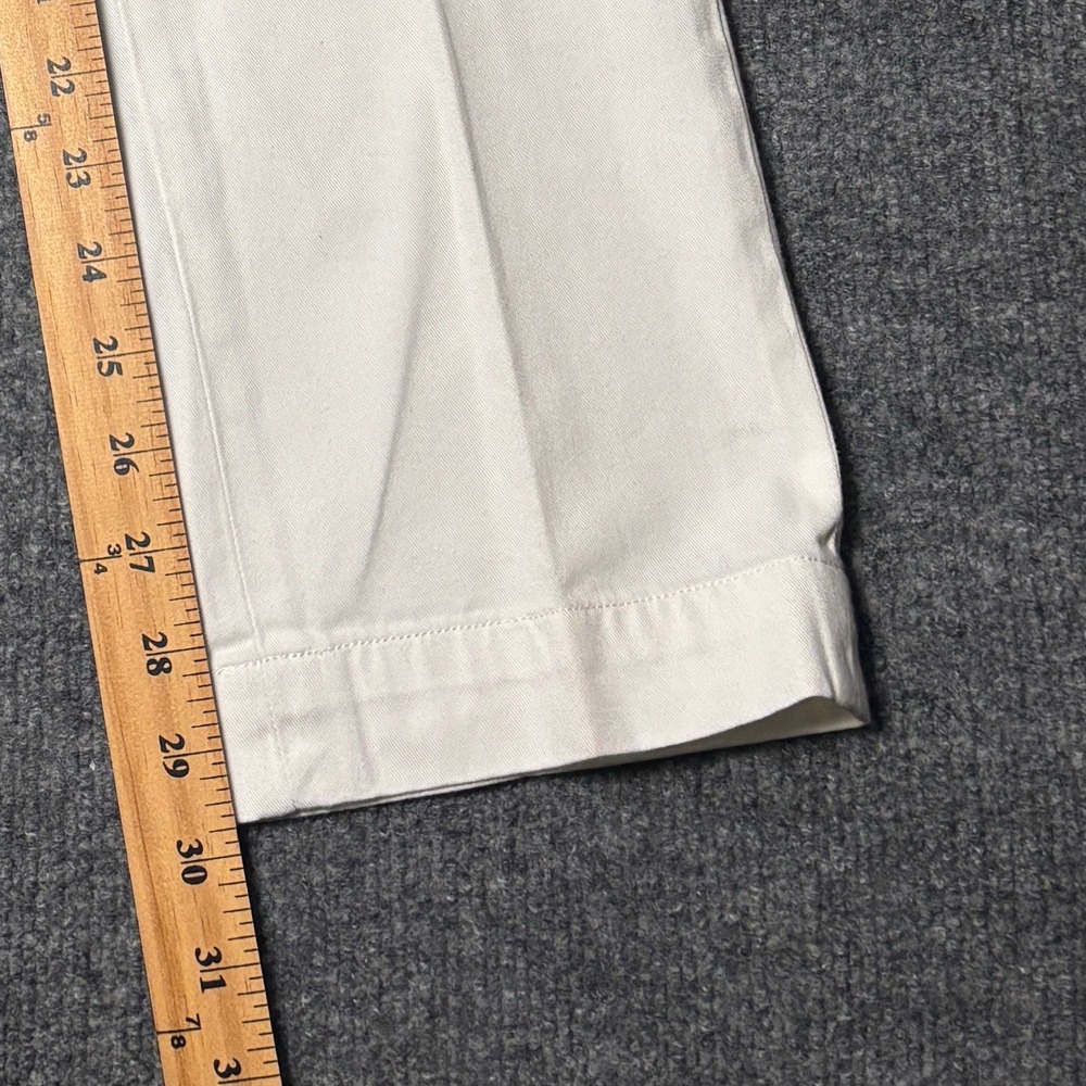 Polo Ralph Lauren Bedford Chino Mens 29/30 White Straight Fit Cotton Twill Pants - Picture 12 of 15